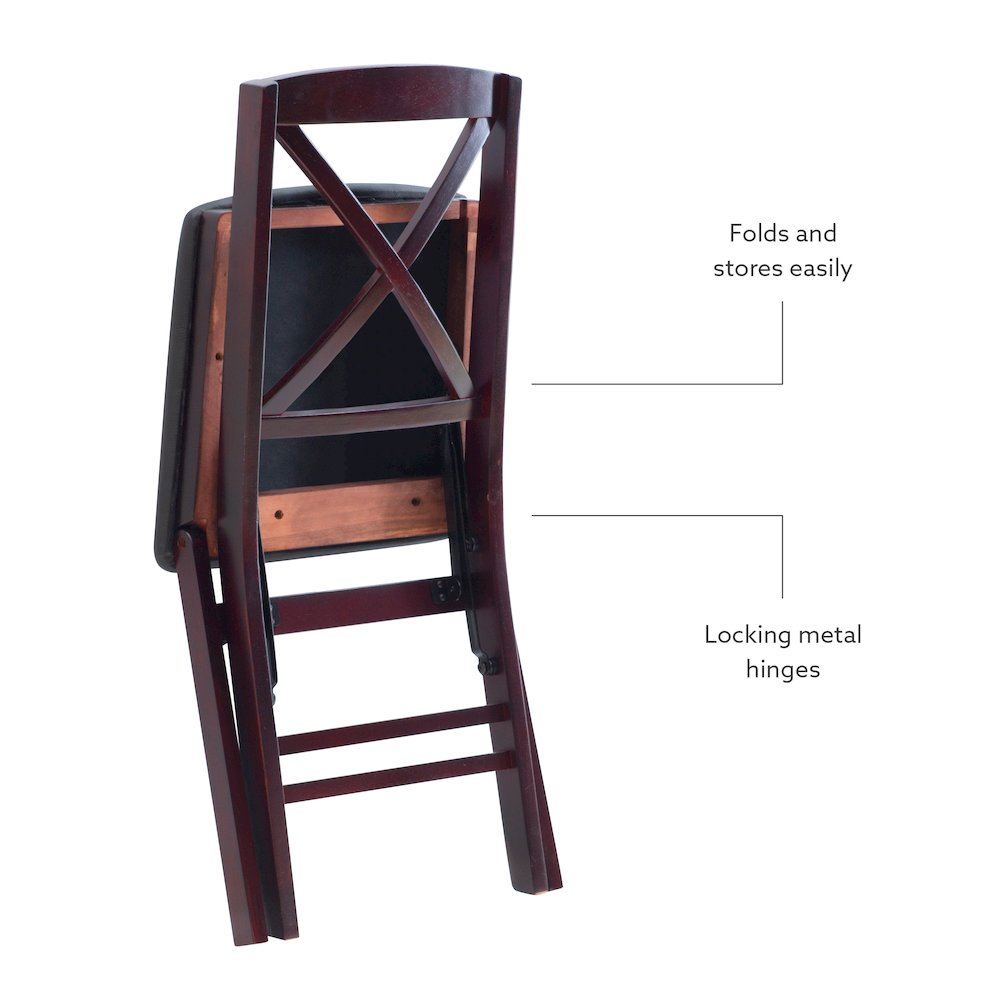 Triena 18 In X Back Folding Chair - Set Of Two. Picture 13