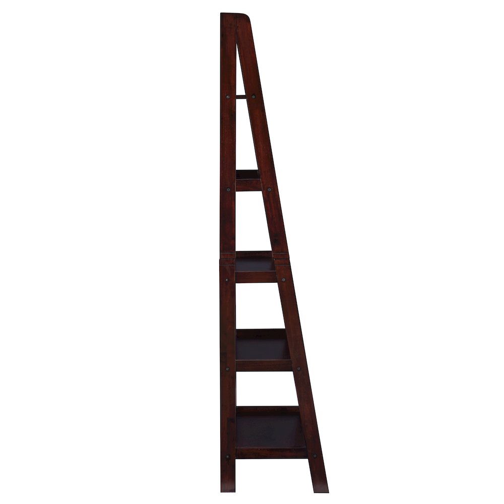 Acadia Ladder Bookshelf, Espresso. Picture 7