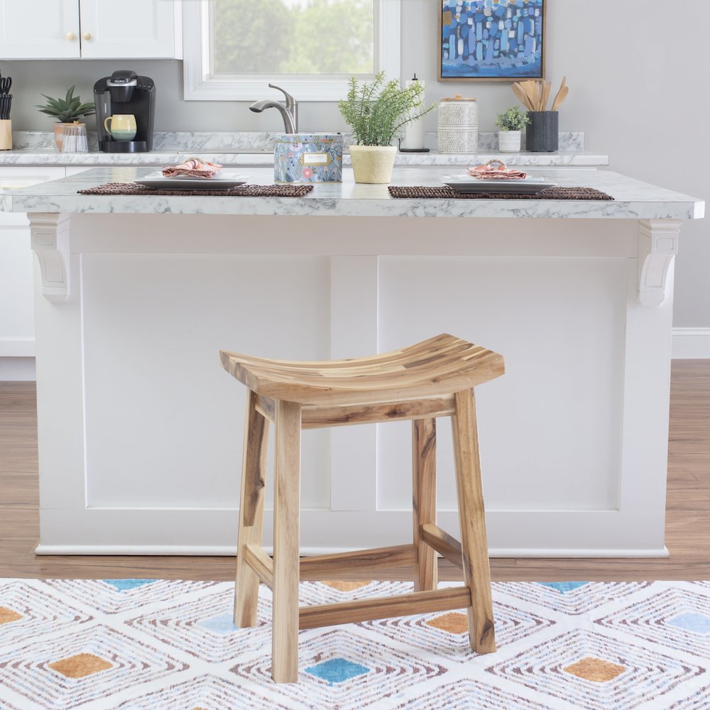 Dale Saddle Counter Stool. Picture 3