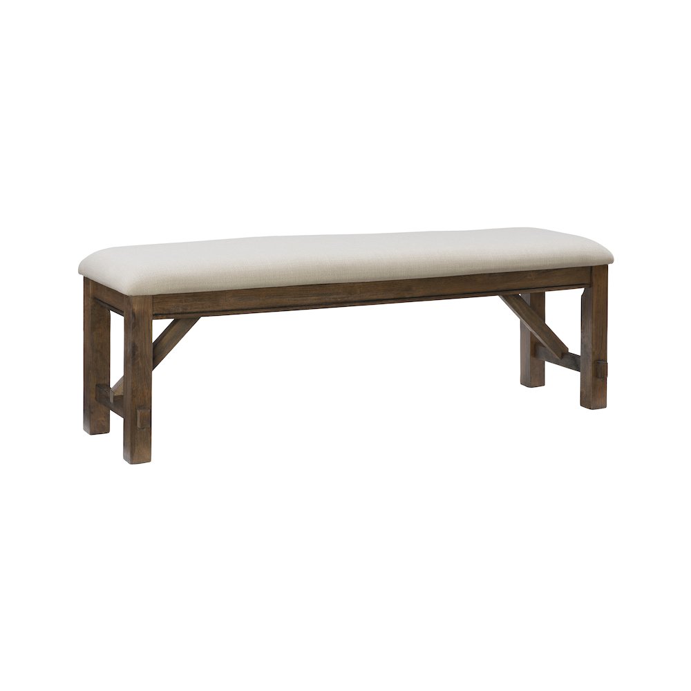 Turino Rustic Umber Bench. Picture 7