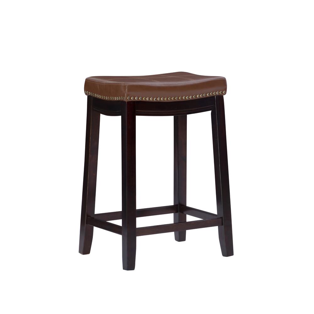Claridge Cognac Counter Stool. Picture 1