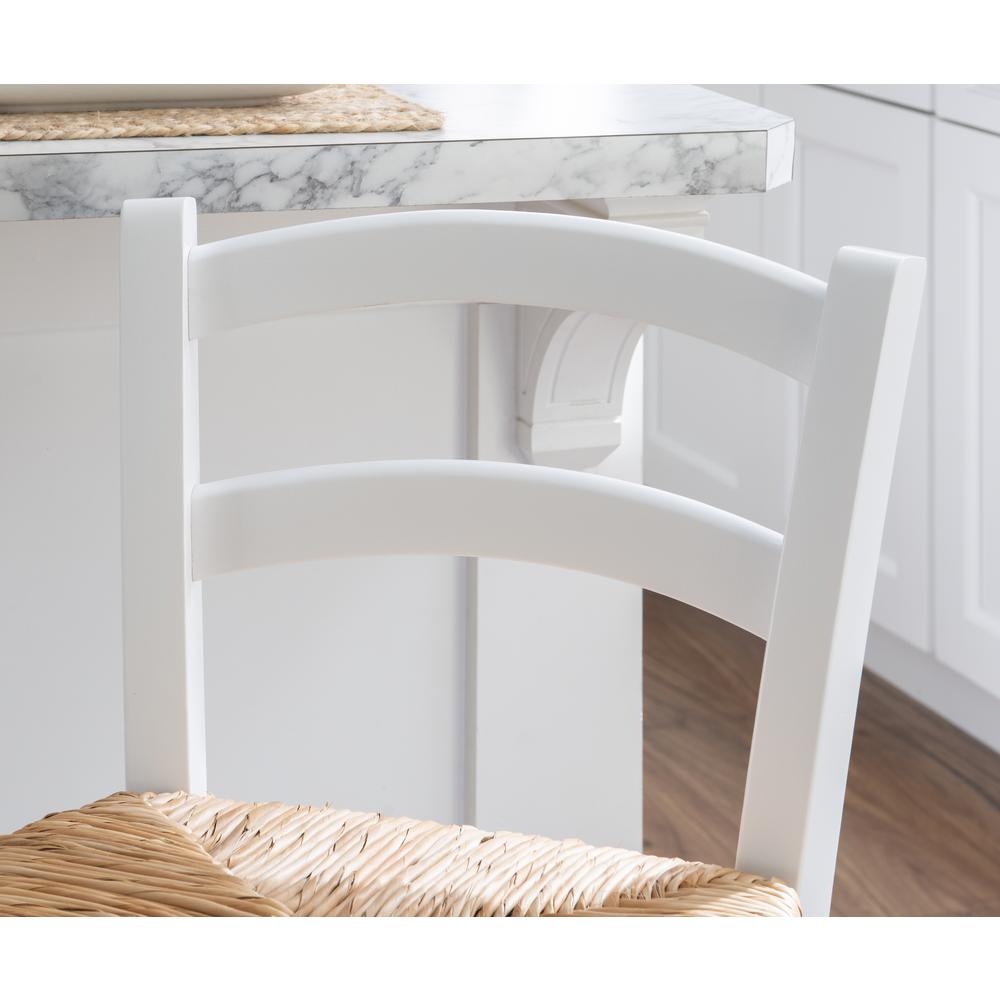 Emilo Counter Stool White Set Of 2. Picture 9