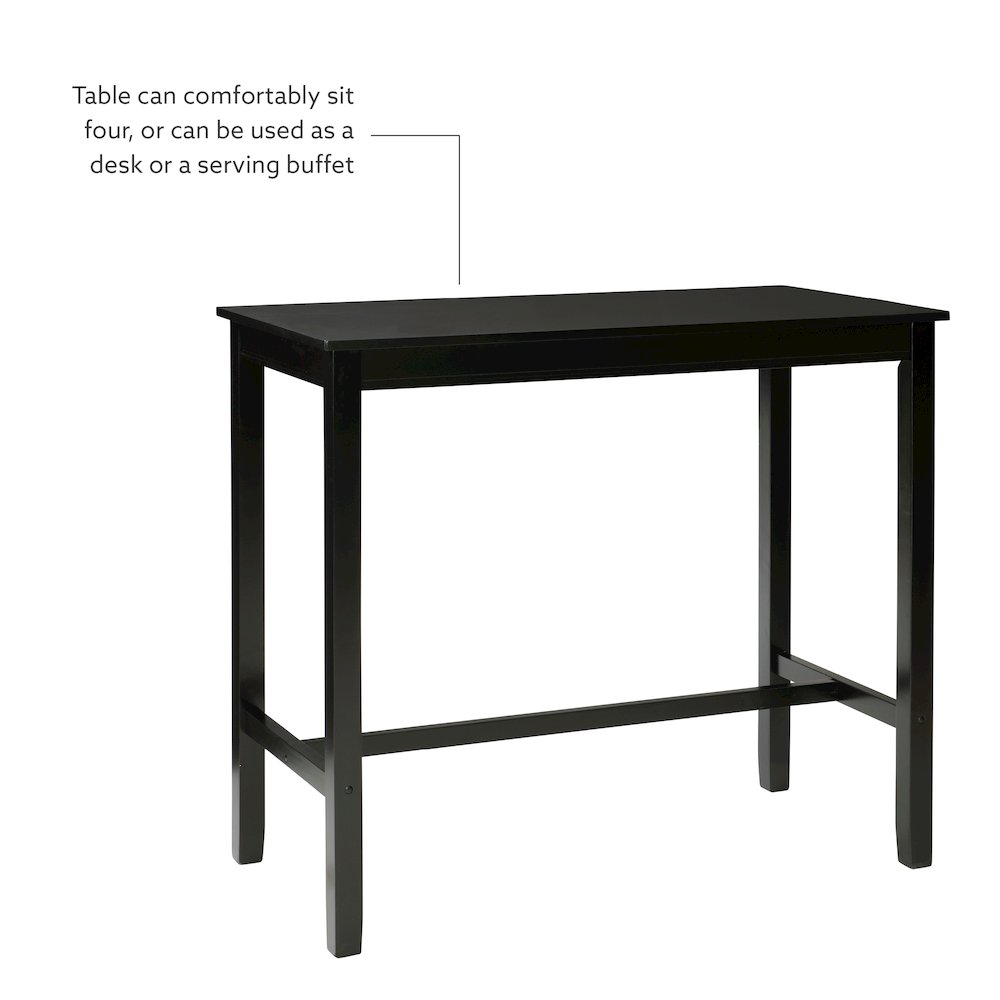 Claridge 3Pc Bar Set Black Grey. Picture 7