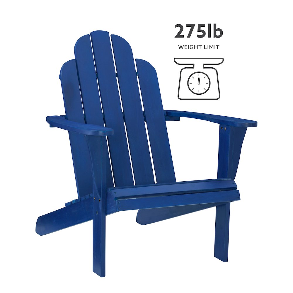 Adirondack Chair Blue. Picture 12