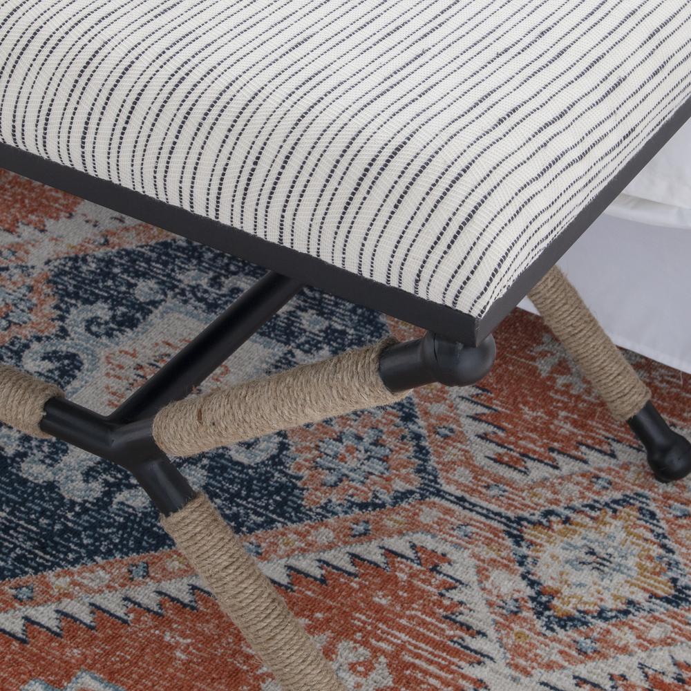 Ashburn Campaign Bench Striped. Picture 7