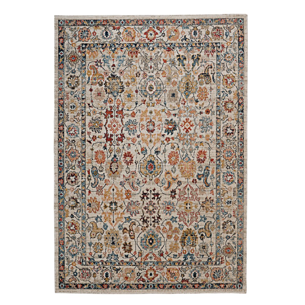 Great Zero Laramie Ivory & Blue 3x5, Rug. Picture 1