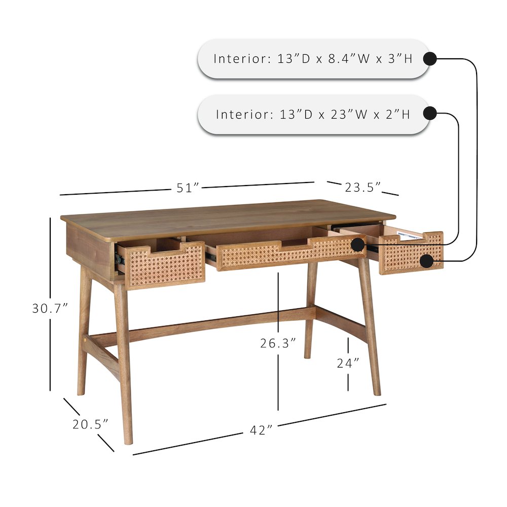 Ryker Rattan Desk. Picture 18