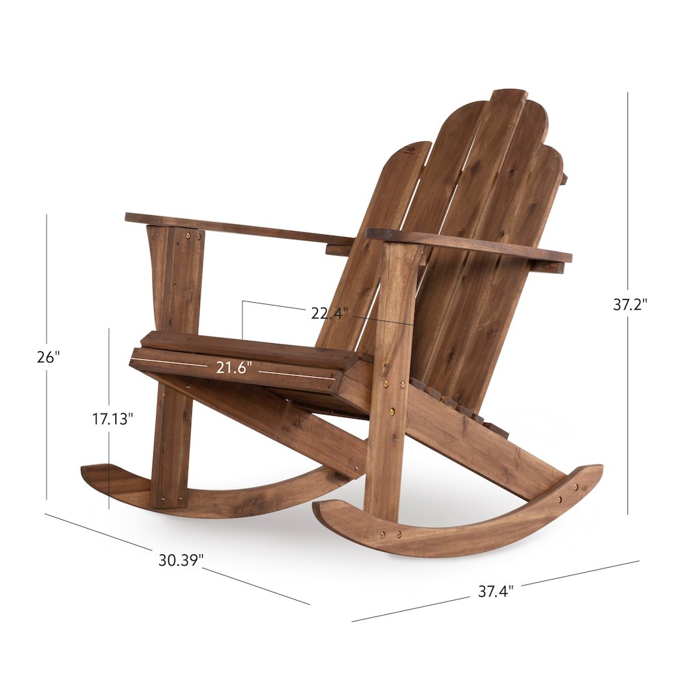 Acorn Adirondack Rocker. Picture 15
