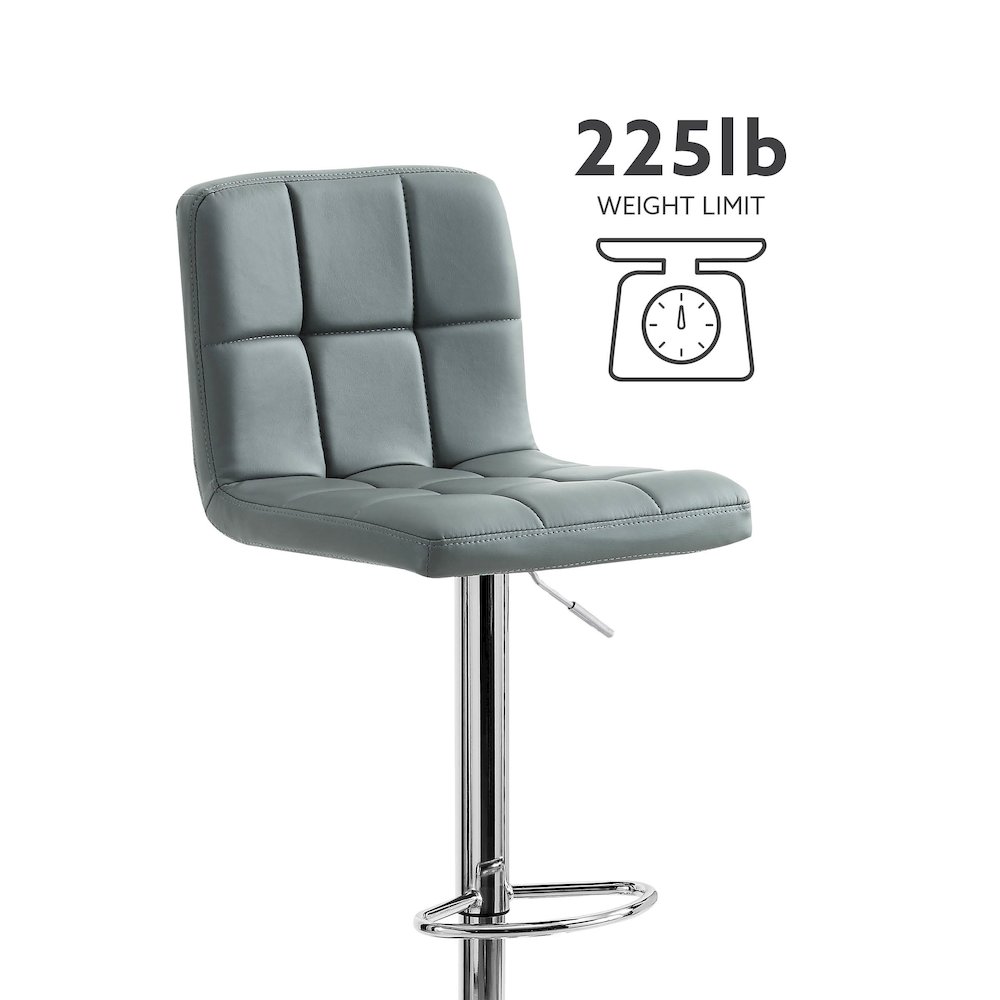 Clayton Barstool Grey. Picture 13