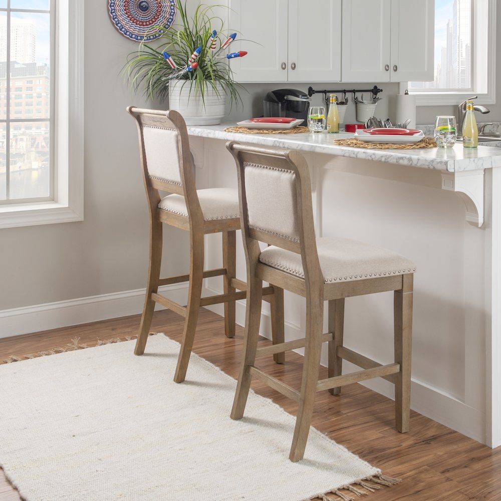 Emmy 30 In Natural Bar Stool. Picture 4