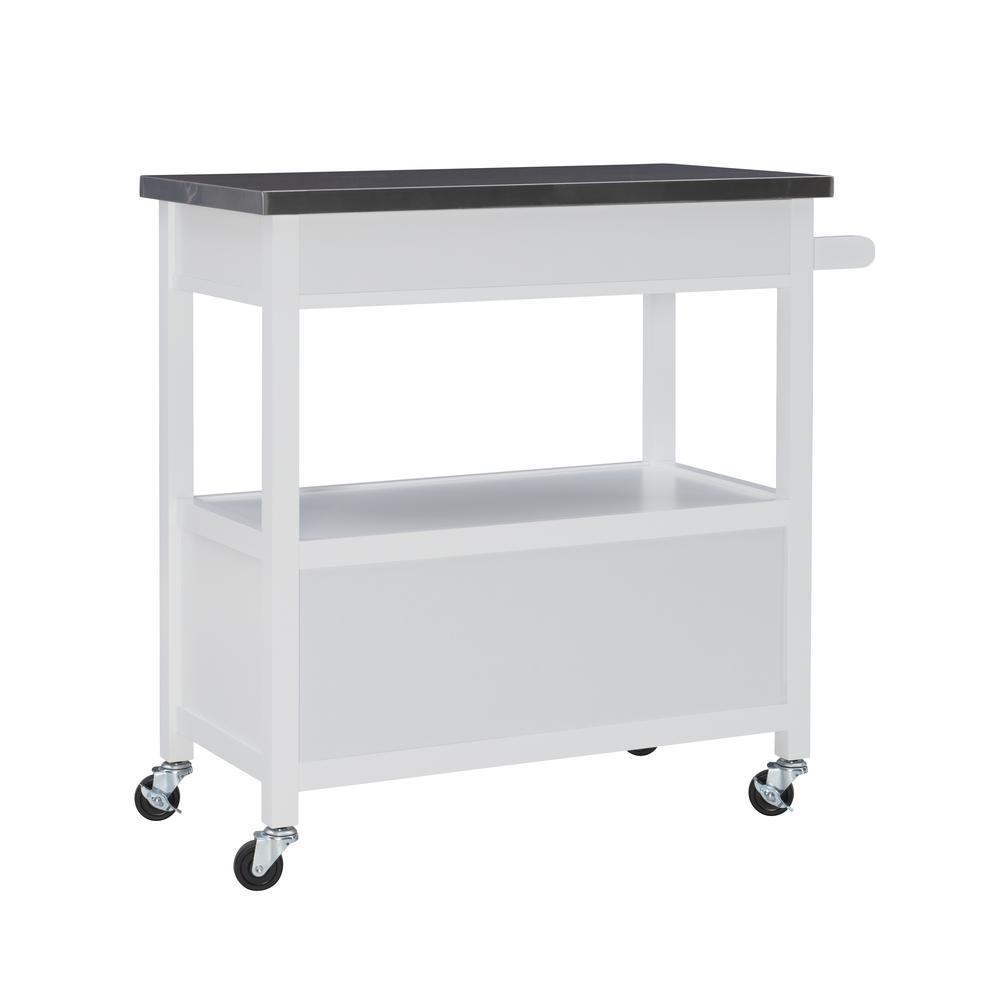 Sydney Kitchen Cart White. Picture 4