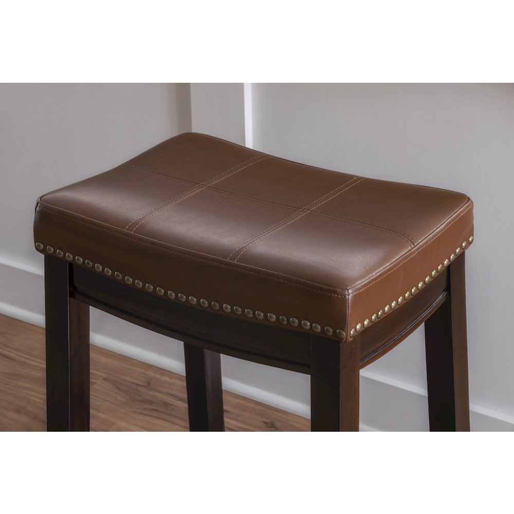 Claridge Cognac Counter Stool. Picture 5