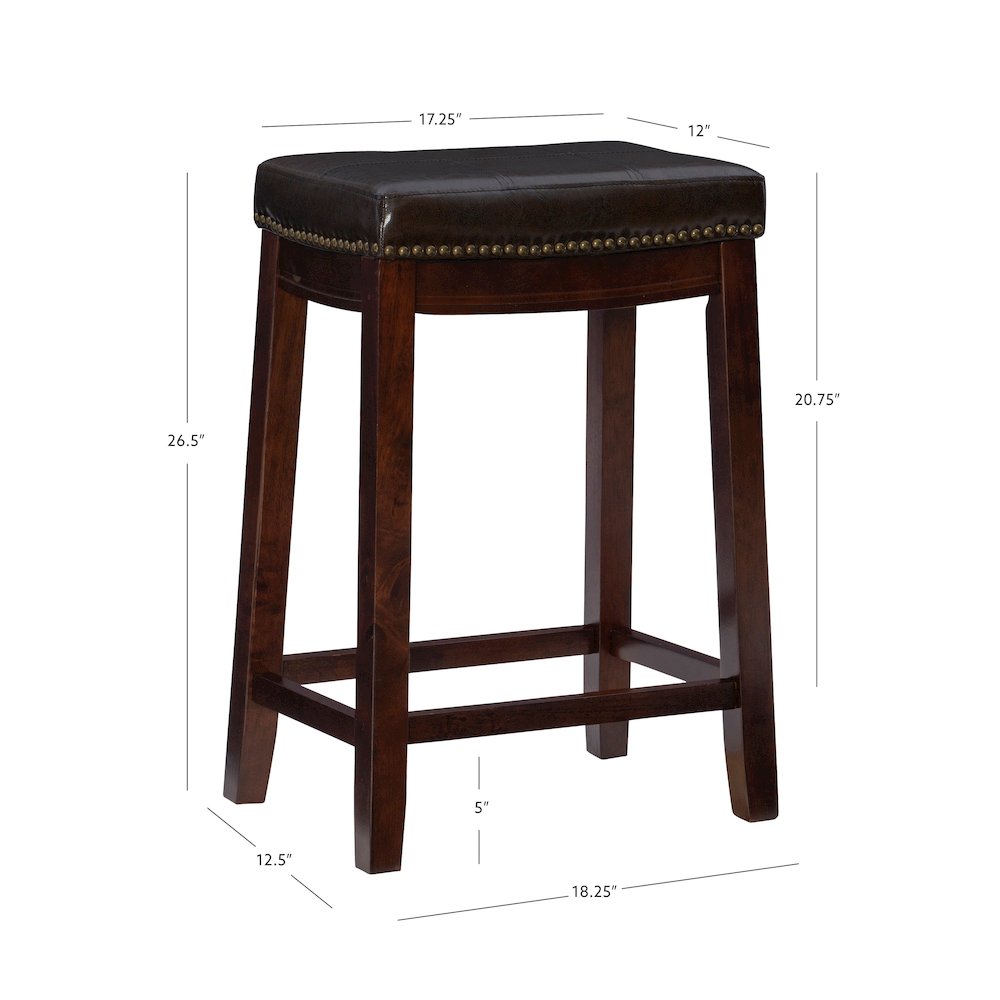 Claridge 2Pk Brown Counter Stool. Picture 6