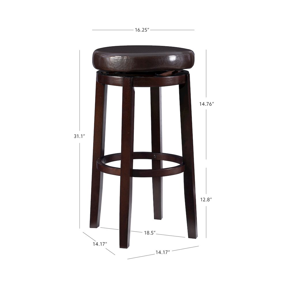 Maya Brown 29 Inches Bar Stool. Picture 15