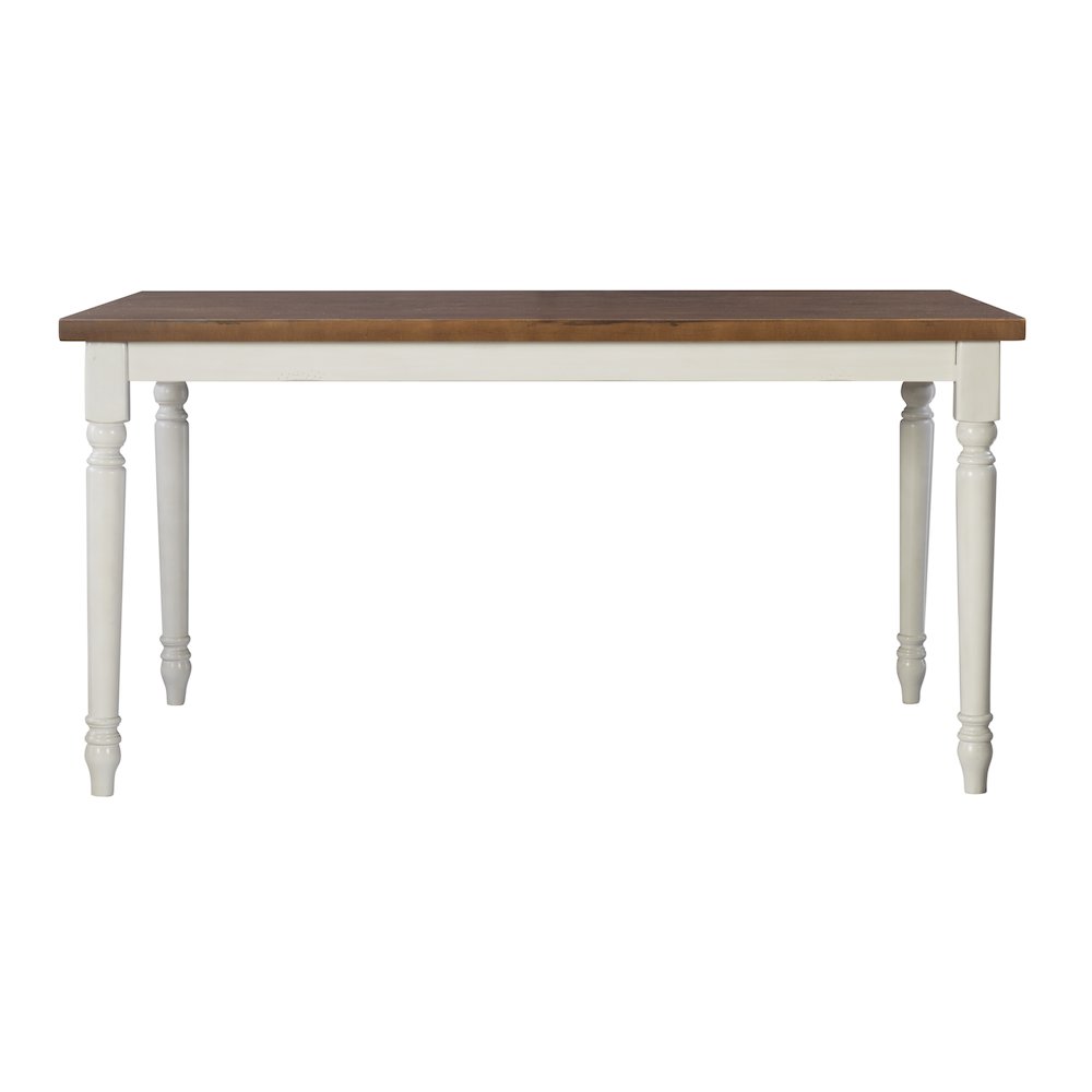 Willow Brown Dining Table. Picture 1