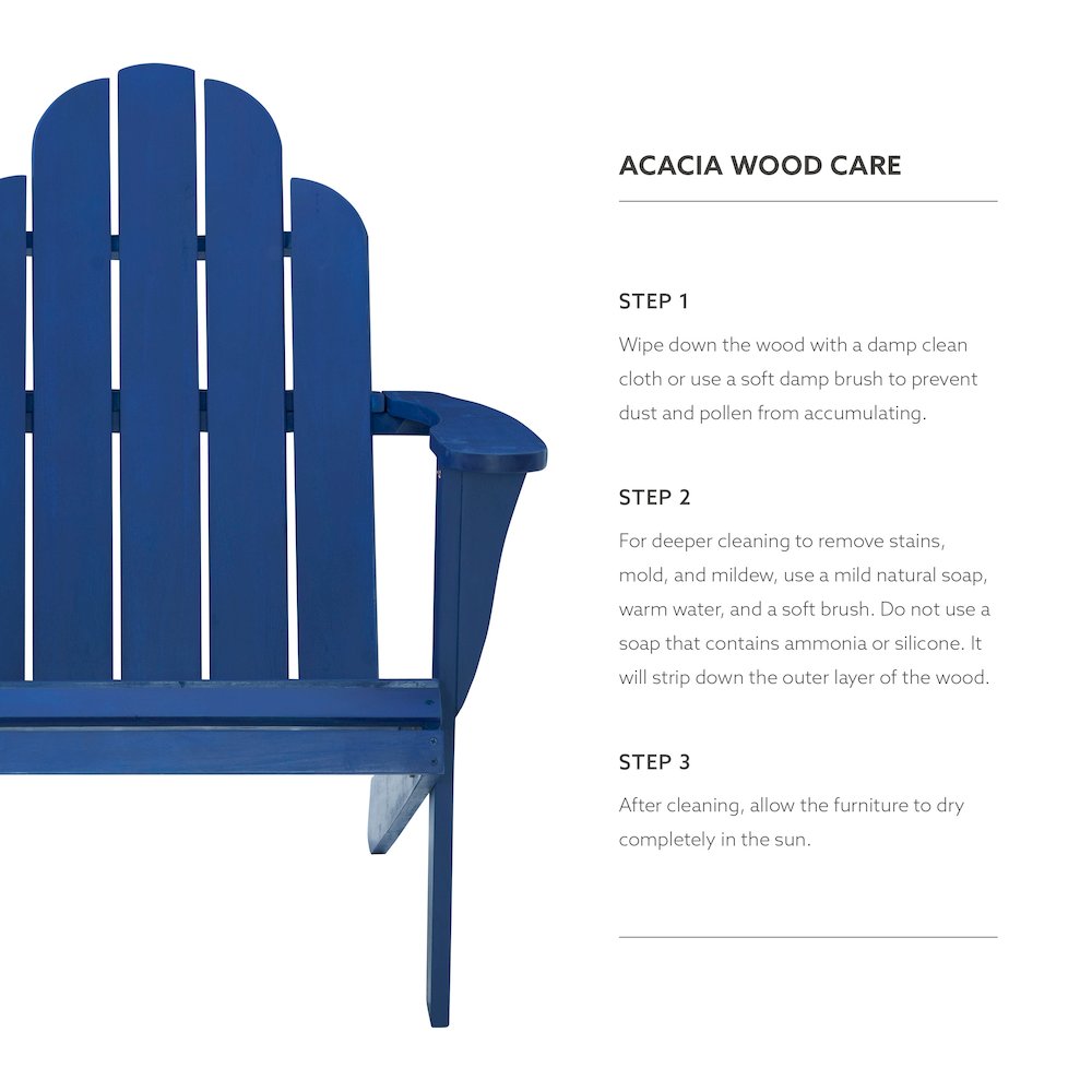 Adirondack Chair Blue. Picture 10