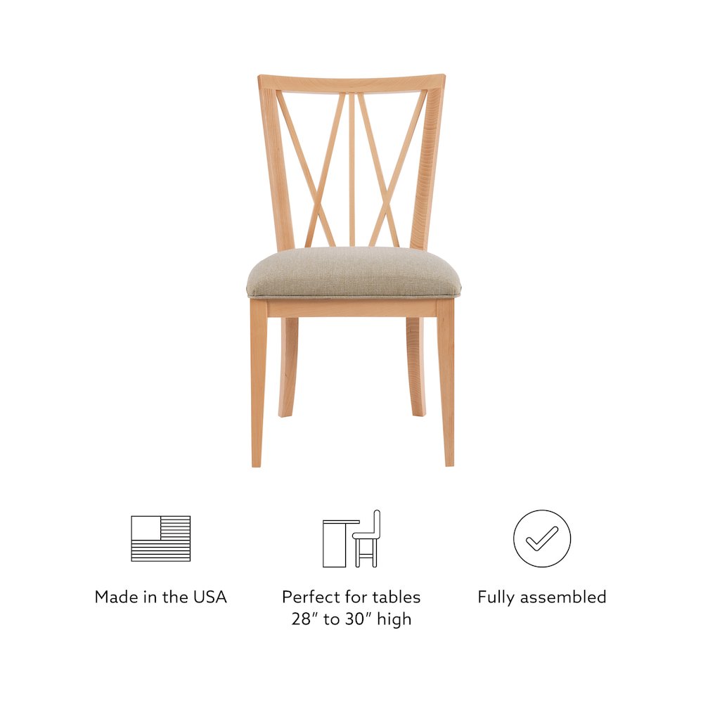Bailey Chair Natural. Picture 12