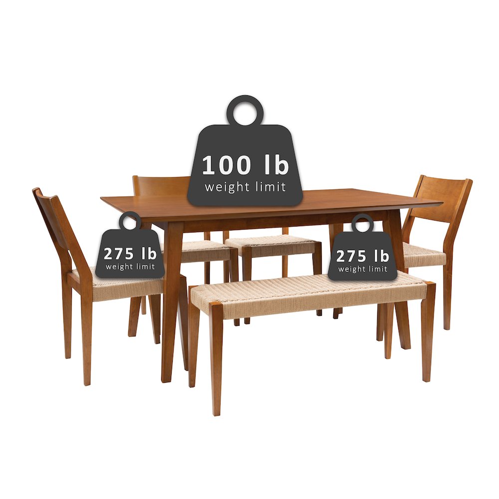Cadence 6Pc Dining Set Brown. Picture 16