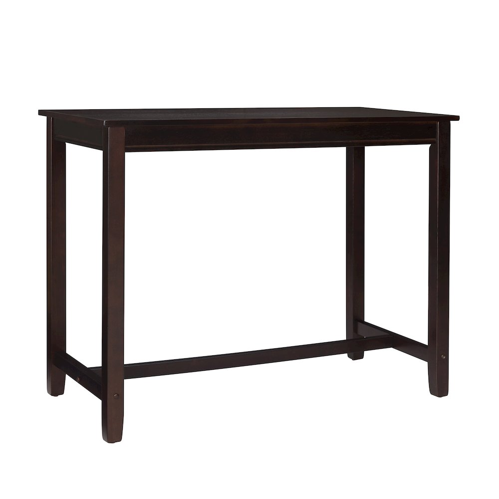 Claridge 36 Inch Counter Height Pub Table, Walnut. Picture 1