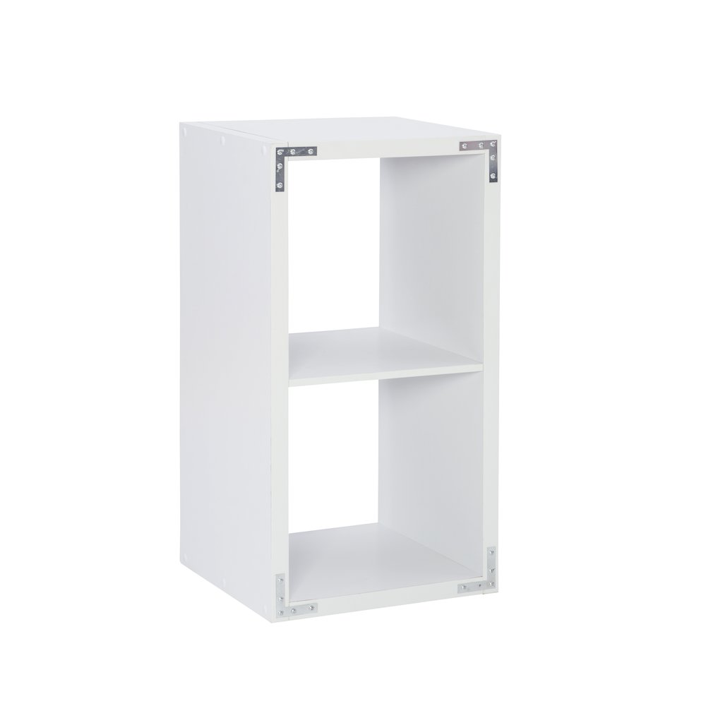 Galli 2 Cubby Storage Cabinet White. Picture 11