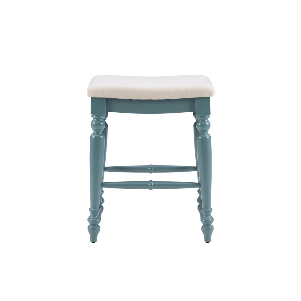 Marino Blue Backless Counter Stool. Picture 2