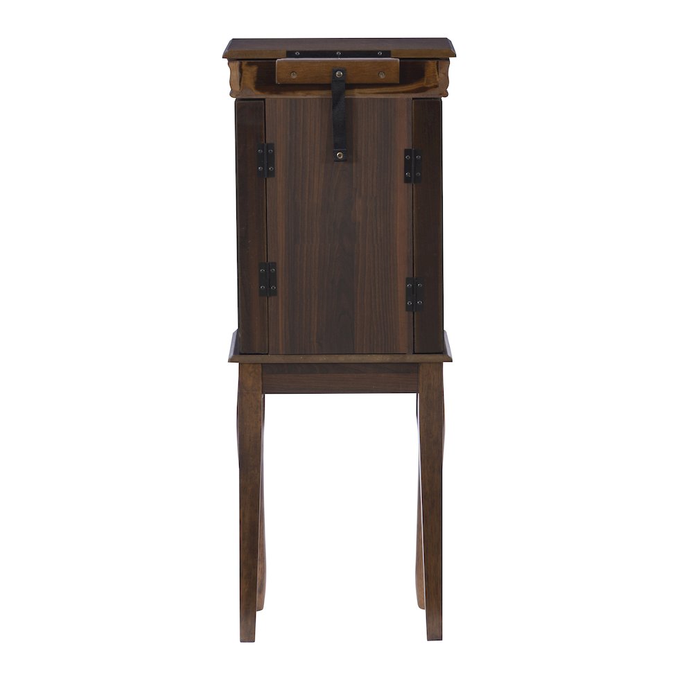Louis Philippe Walnut Jewelry Armoire. Picture 10