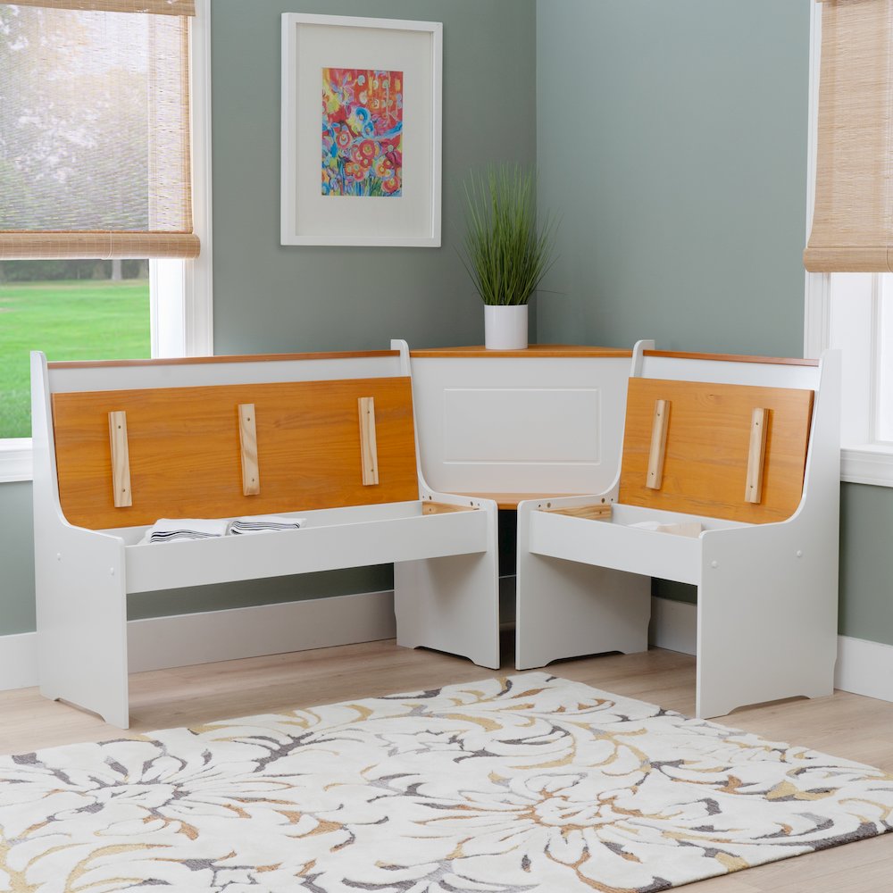 Ardmore Nook White With Pine Accents. Picture 7