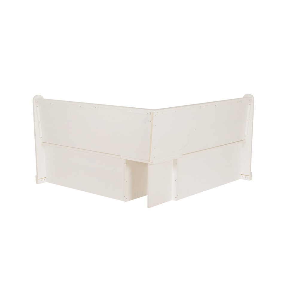 Tobin Corner Breakfast Nook, White. Picture 12