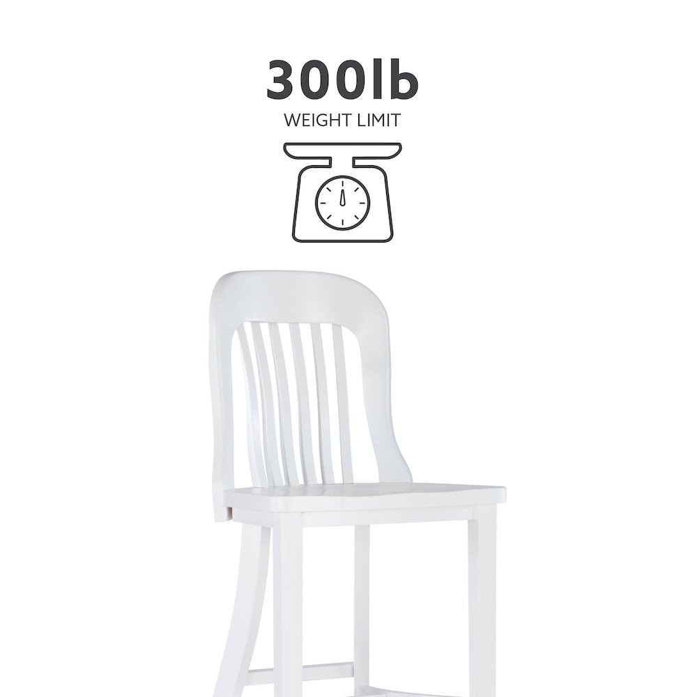 Maylen Barstool White Set Of 2. Picture 15