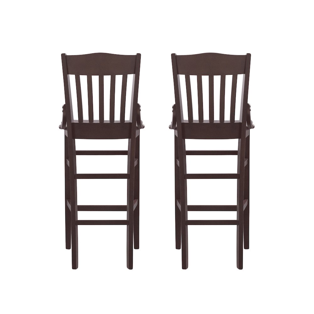 Jace Barstool Brown Set Of 2. Picture 6