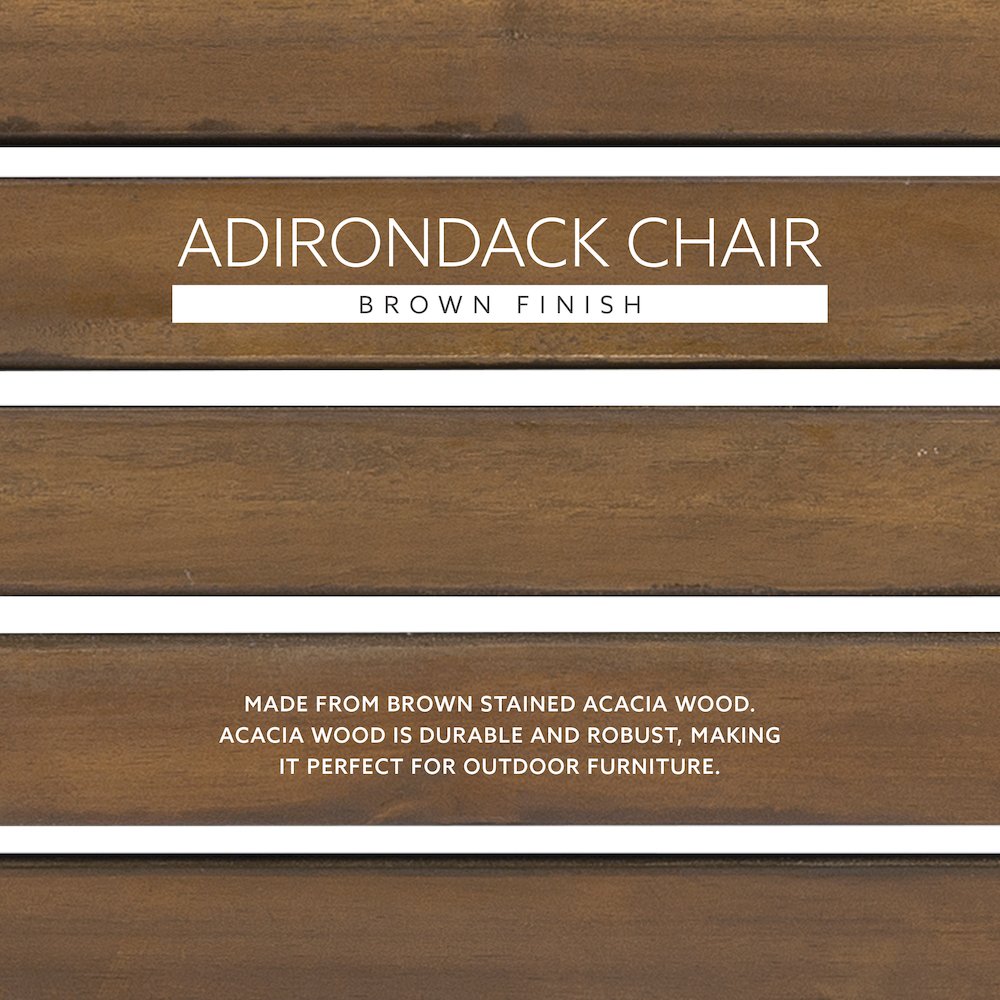 Acorn Adirondack Chair. Picture 12