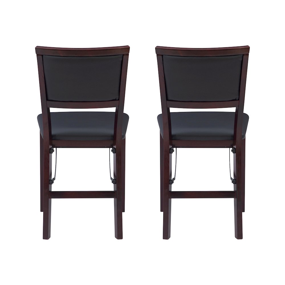 Kiera 18 In Pad Back Folding Chair - Set Of Two. Picture 8