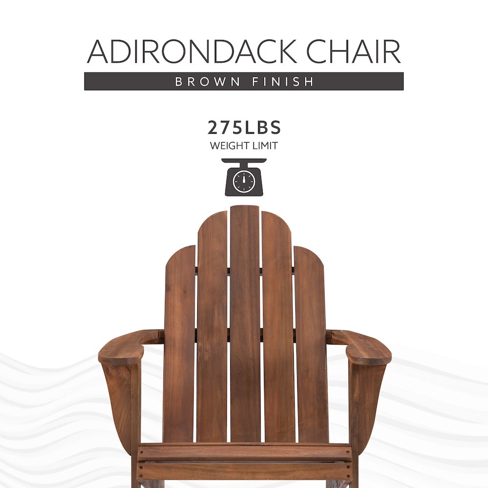 Acorn Adirondack Chair. Picture 14