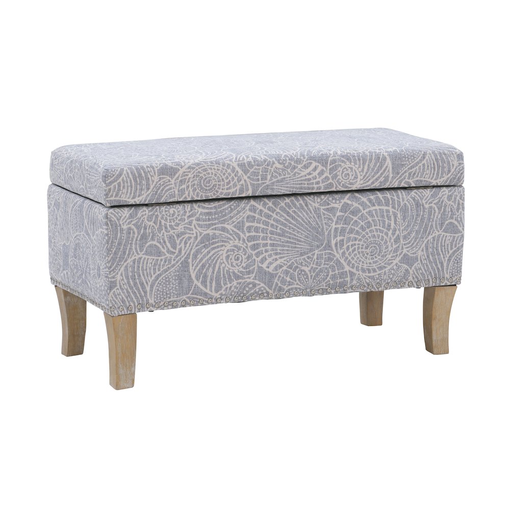 Stephanie Upholstered Storage Ottoman, Stone. Picture 12