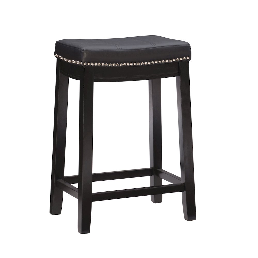 Claridge Black Counter Stool. Picture 1
