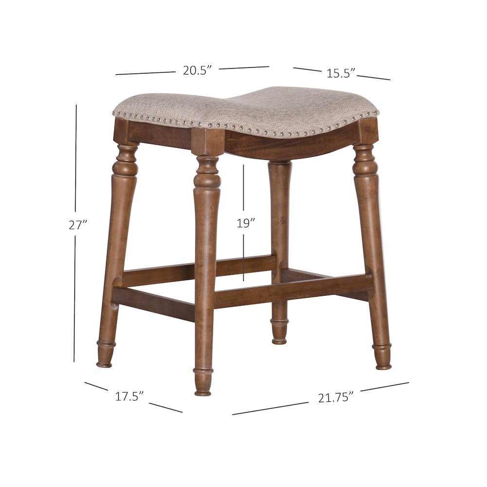 Hayes Counter Stool Brown. Picture 9
