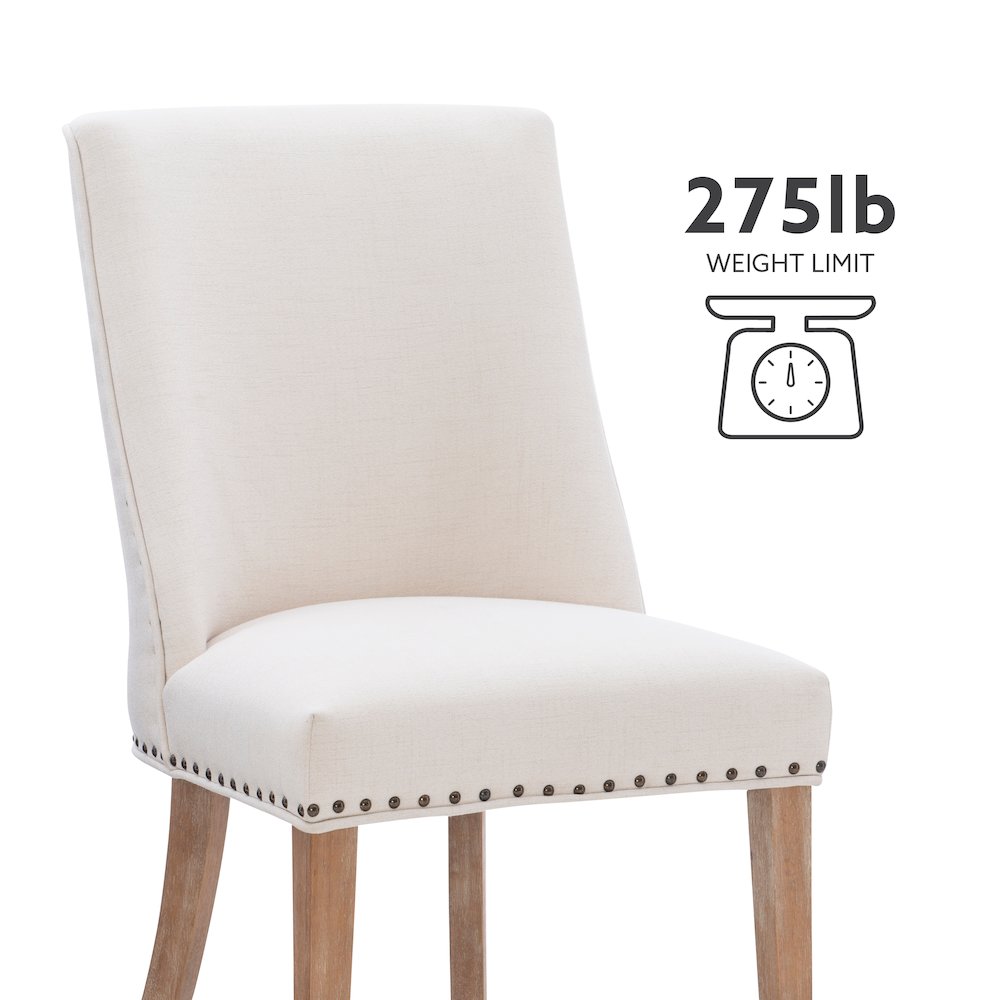 Adler Dining Chair Natural  Set of Two. Picture 12