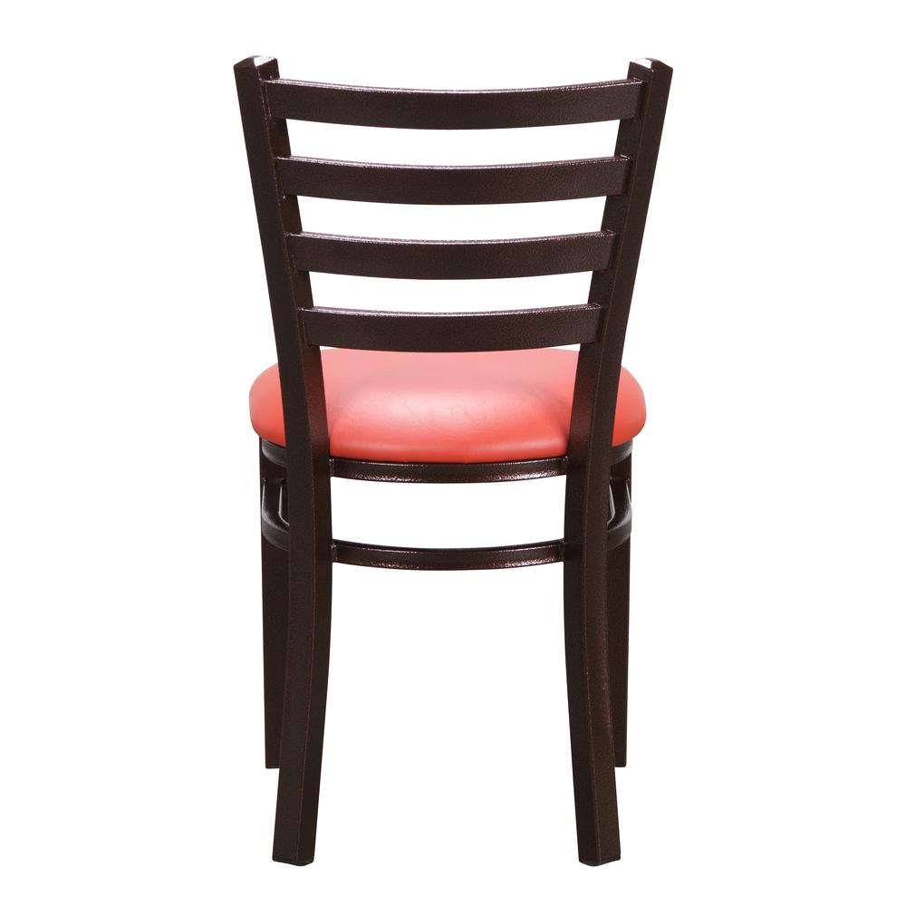 Baxter Metal Side Chair Red Set Of 2. Picture 7