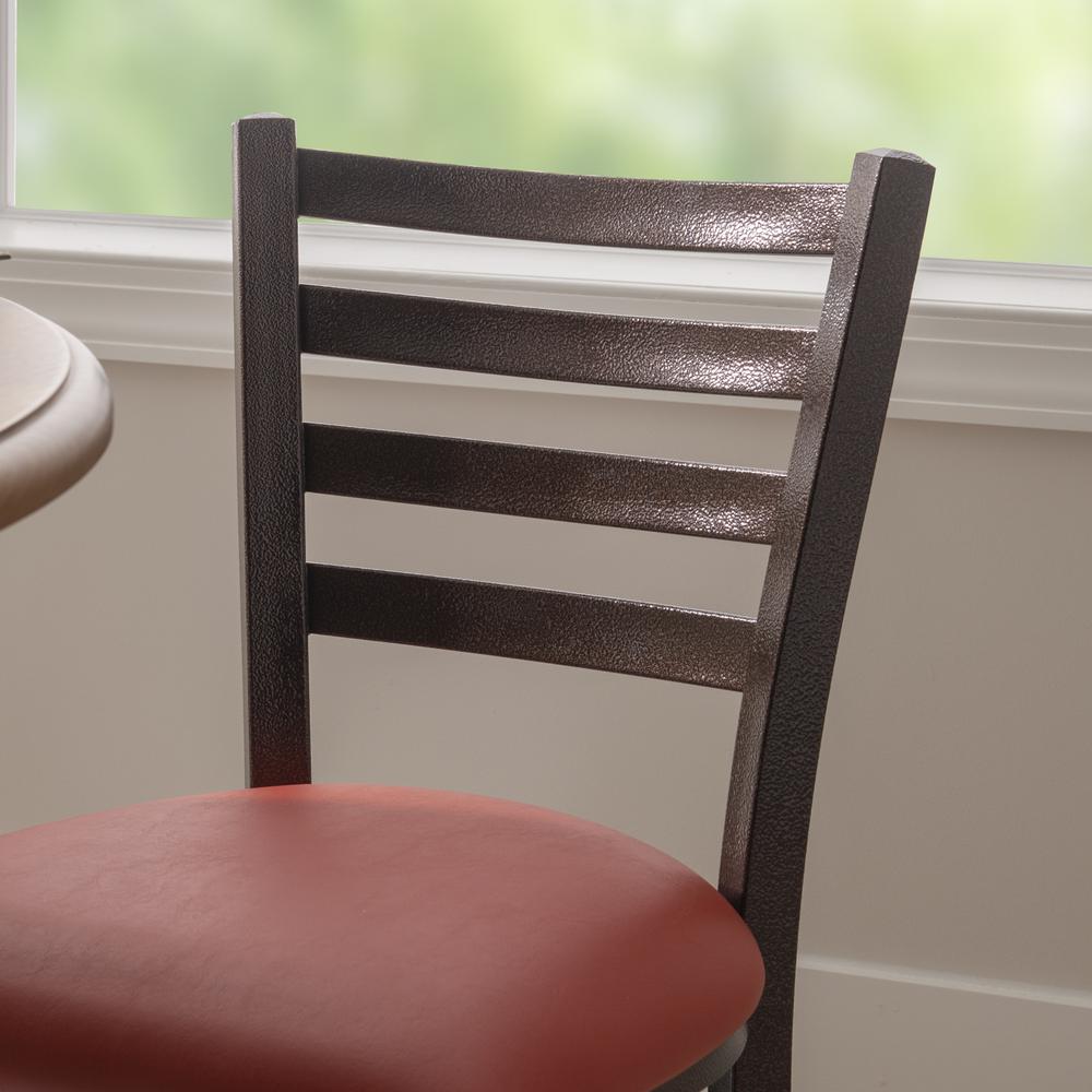 Baxter Metal Side Chair Red Set Of 2. Picture 10