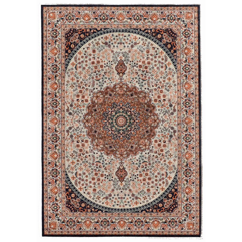 Emerald Harris Cream & Copper 3.3x5, Rug. Picture 1