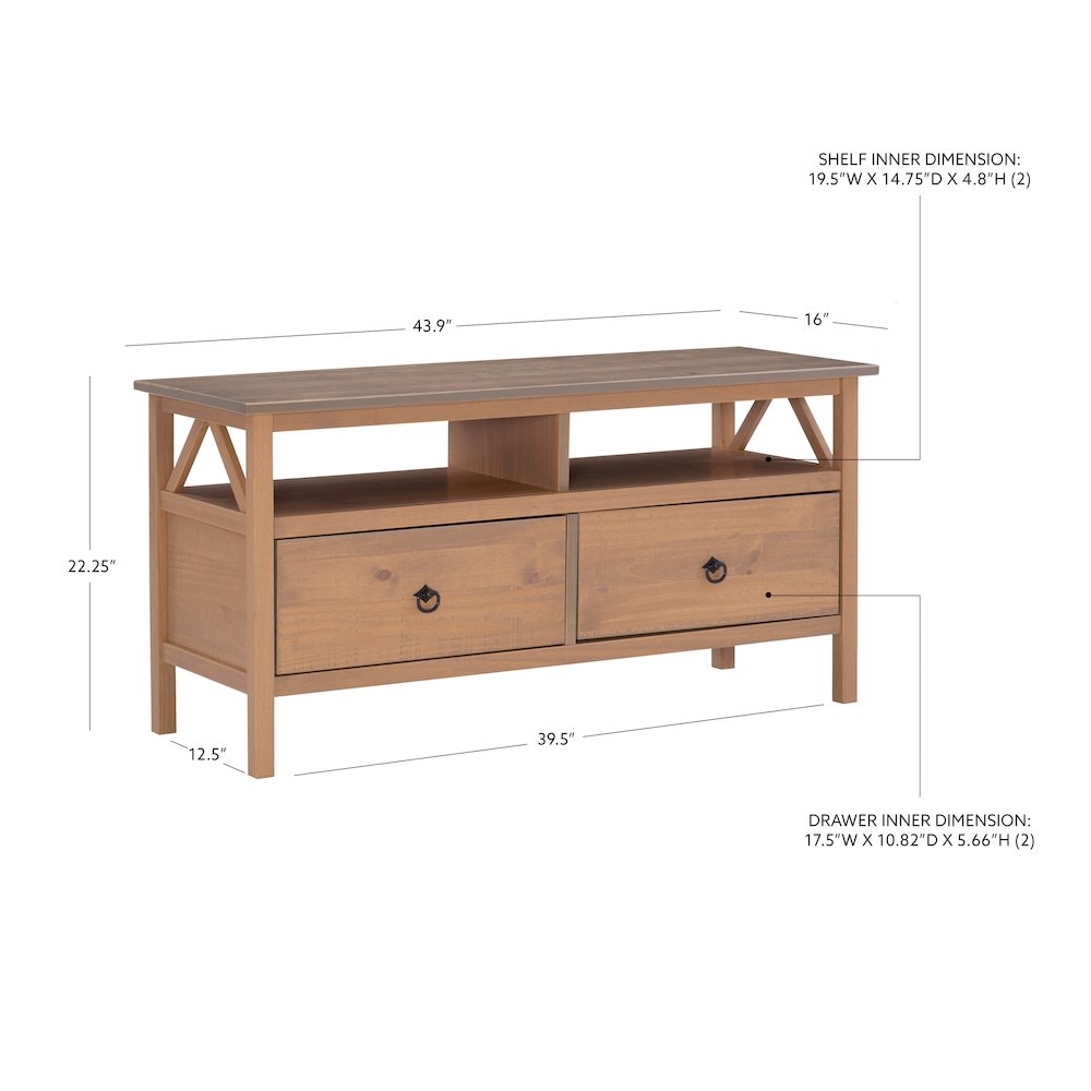 Titian Driftwood Tv Stand. Picture 12