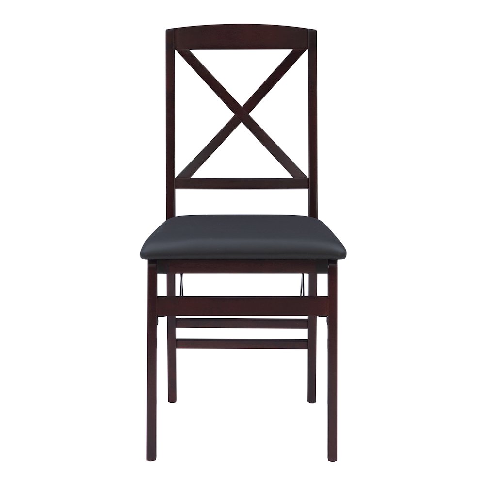 Triena 18 In X Back Folding Chair - Set Of Two. Picture 3