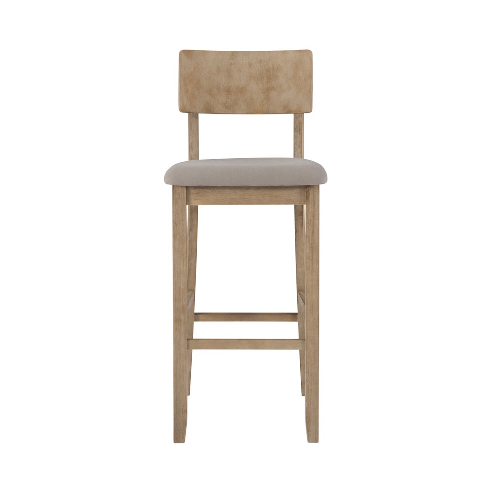 Jordan 30 In Gray Wash Bar Stool. Picture 1
