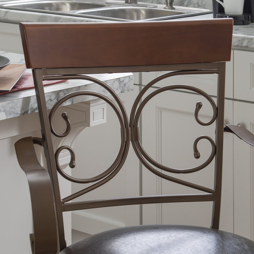 Beeson Big And Tall Counter Stool Arm. Picture 4