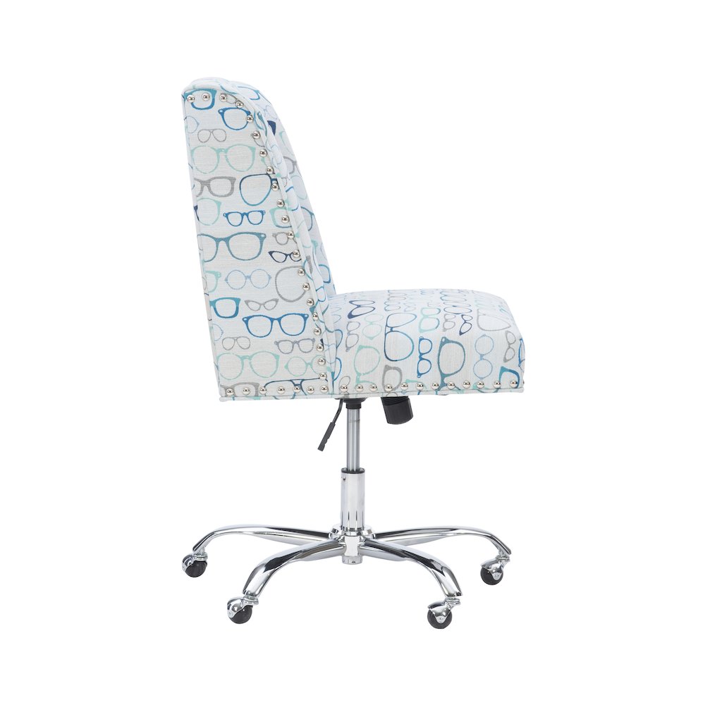 Draper Office Chair, Glasses Print. Picture 7