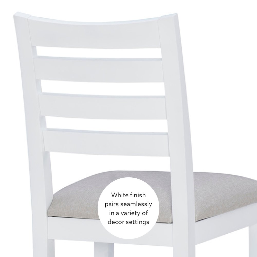 Flynn Counter Stool White Upholstered Set Of 2. Picture 13