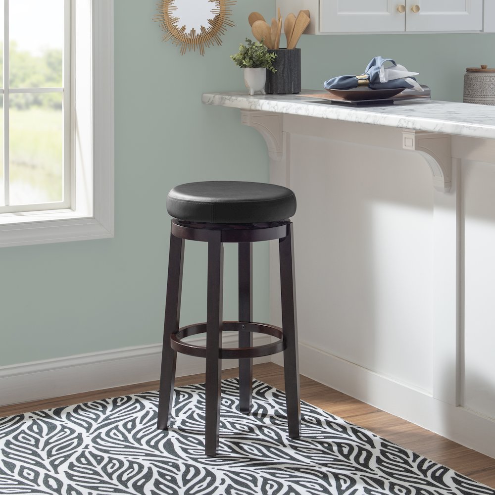 Maya Black 29 Inches Bar Stool. Picture 4