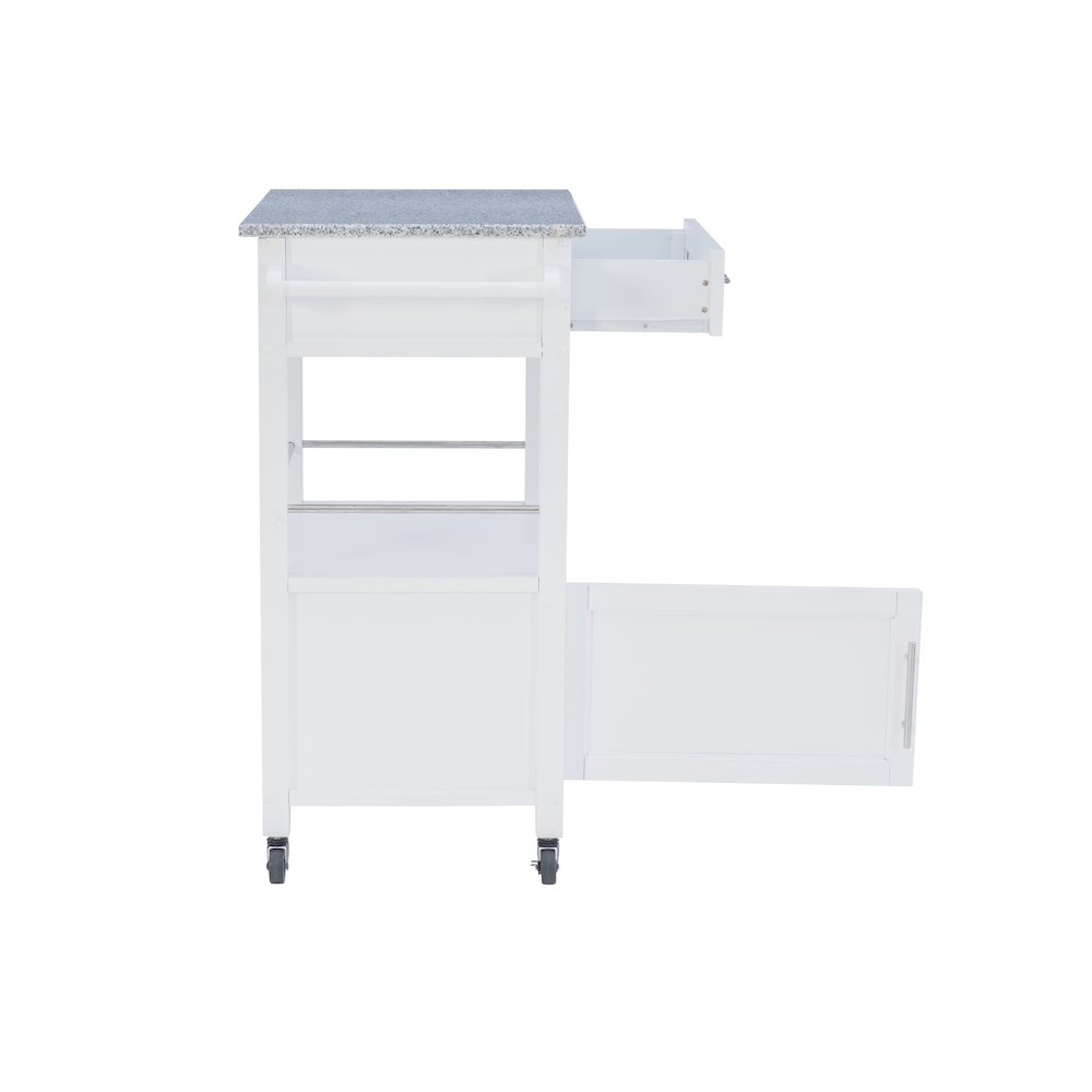 Mitchell Kitchen Cart With Granite Top. Picture 8