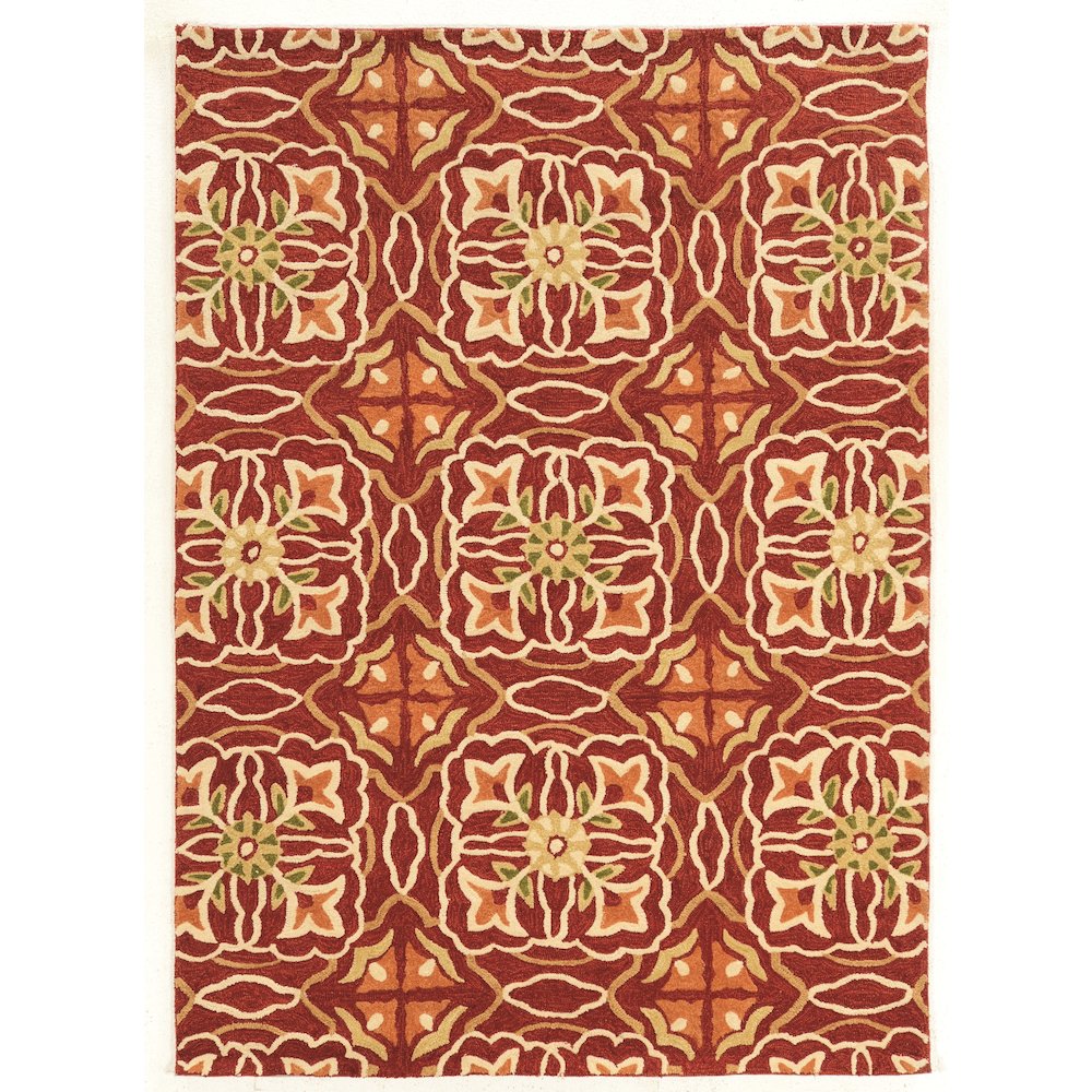 Trio Ikat Ivory & Grey 5x7, Rug. Picture 2