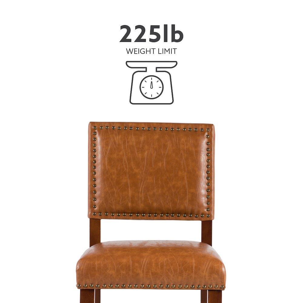Brook Counter Stool 24 Caramel. Picture 12